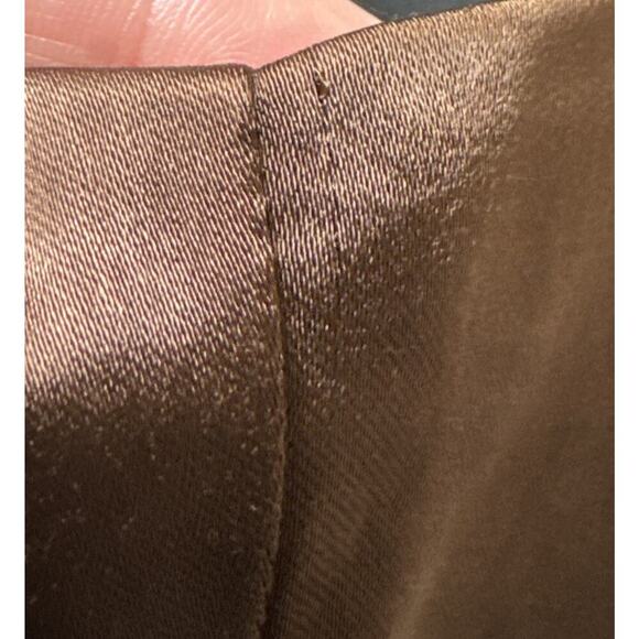 NBD Small Auriela Mini Dress Color Block Brown Black Sexy Low Cut Party READ - Picture 11 of 13